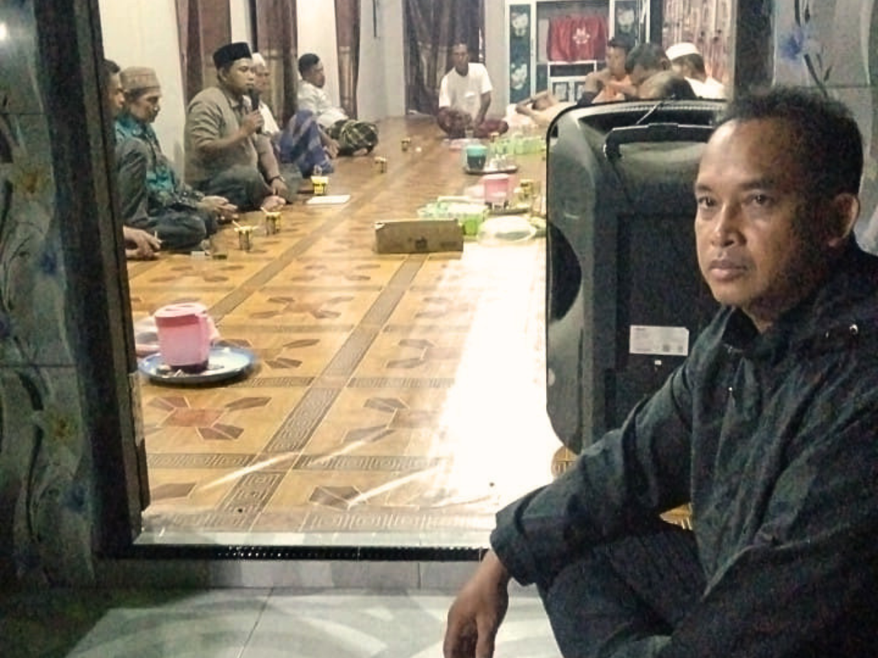Panwascam Danau Seluluk Hadiri Kampanye Dialogis Calon Kepala Desa Asam Baru